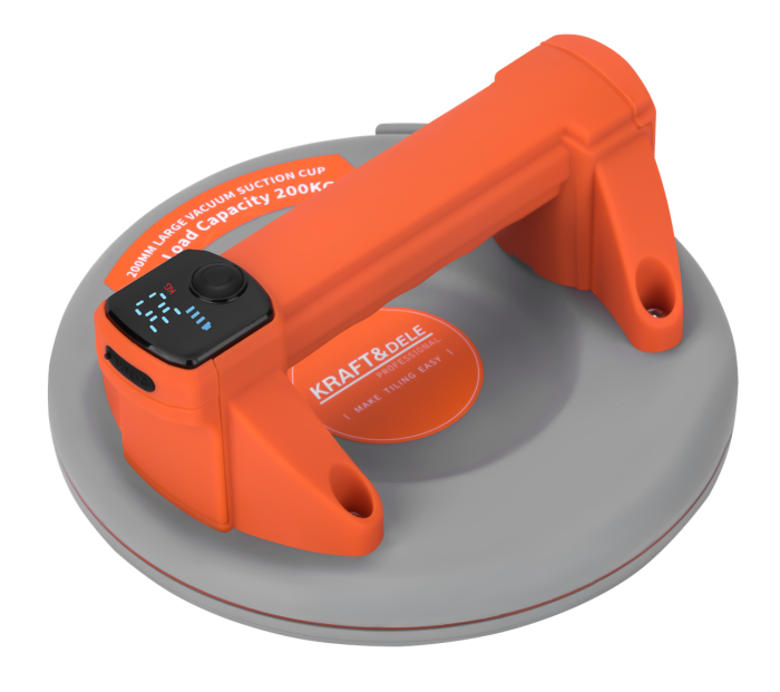 Ventuza vibranta electrica pe baterie 7.4V 2Ah 200Kg 200mm vibrator aliliere nivelare placi (KD11964) [9]