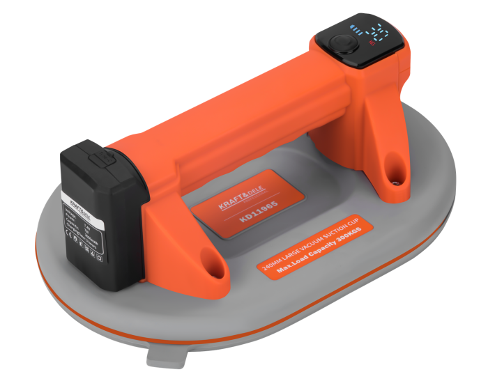 Ventuza vibranta electrica pe baterie 7.4V 3Ah 300Kg 240mm vibrator aliliere nivelare placi (KD11965) [9]