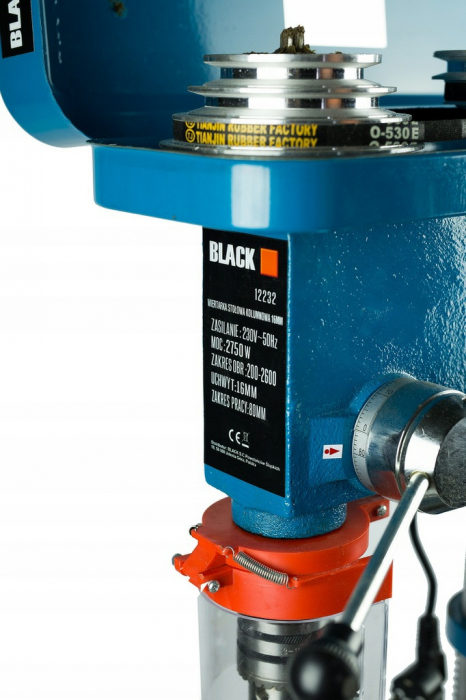 Aparat, masina de gaurit, bormasina fixa 2750W 16mm de banc coloana verticala (12232) [5]