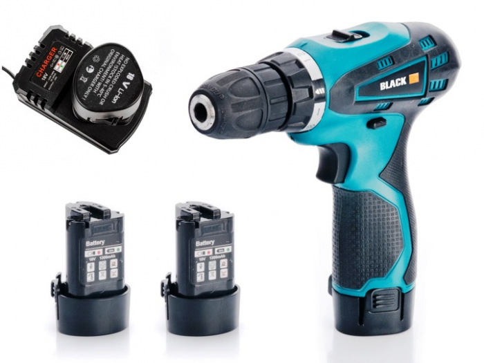 Aparat Masina de gaurit insurubat Bormasina Autofiletanta cu acumulator 18V 2 baterii (12056) [3]