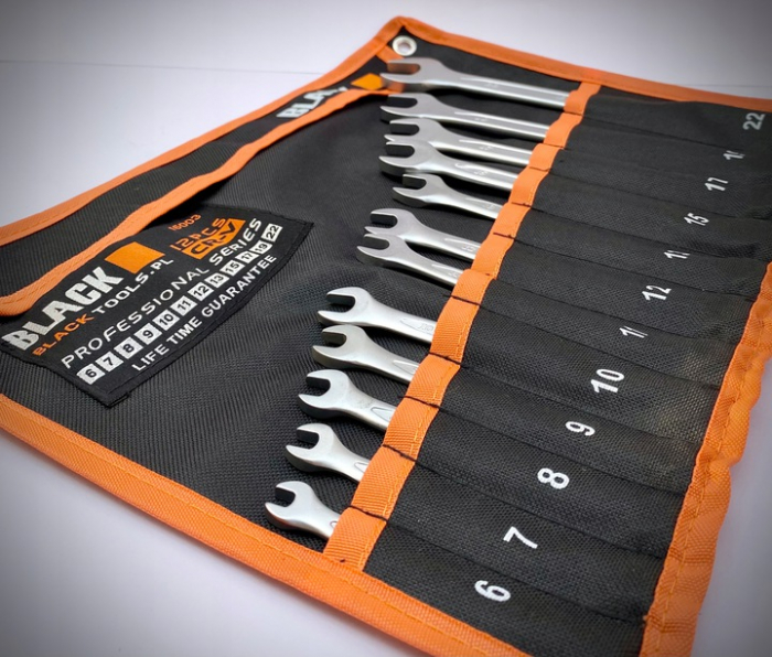 Set 12 chei fixe combinate 6-22mm 12bucati piese Chrome-Vanadium Cr-V (16003) [5]