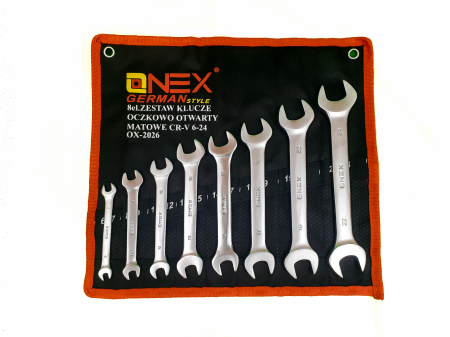 Chei combinate/inelare/cu clichet - Set 8 chei fixe 6-24mm (OX-2026)