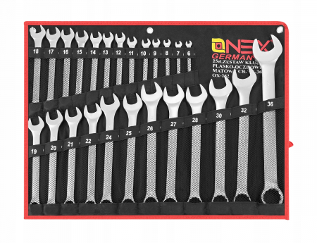 Set 25 chei fixe combinate 6-36mm 25bucati piese Chrome-Vanadium Cr-V (OX-252) [0]