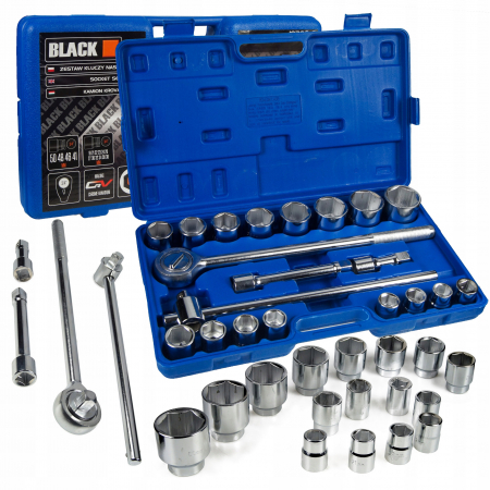 Trusa set chei tubulare 21 piese 3/4 19-50mm marimi mari hexagonale (10200 6) [0]