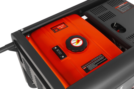 Generator diesel trifazat 8kW, 230V/400V, pornire electrica, cadru metalic cu roti (KD3245) [17]