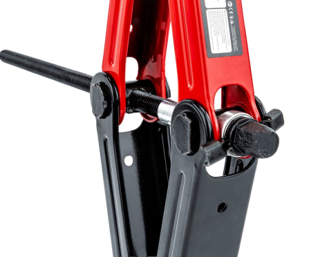 Cric mecanic tip foarfeca 2.5T, 115-420mm, cu cheie si capete 21/23mm, pentru autoturisme (RTPTR0151) [15]