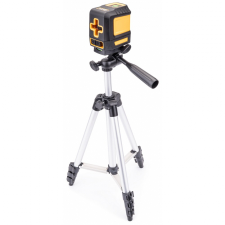 Nivela laser rotativ incrucisat 30m cu trepied si carcasa (PM0782) [2]