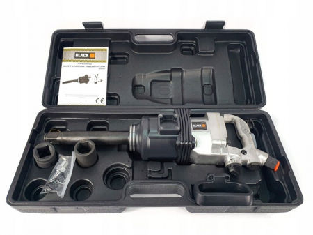 Pistol cheie pneumatica impact 4950Nm 1  + tubulare 32  33mm camion, tir insurubat desfacut (12205) [1]