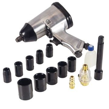 Pistol cheie pneumatica impact 310Nm + tubulare 9-27mm insurubat desfacut (12200) [1]