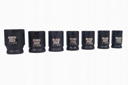 Set trusa chei tubulare impact 1/2 13 piese 10-27mm intarite, pistol impact (13303) [1]