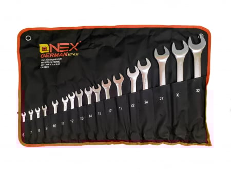Set 17 chei fixe combinate 6-32mm 17bucati piese Chrome-Vanadium Cr-V (OX-3223) [1]