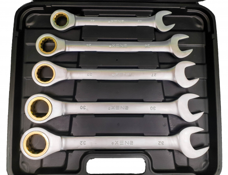 Trusa set chei combinate cu clichet 8-32mm (OX-2061) [2]