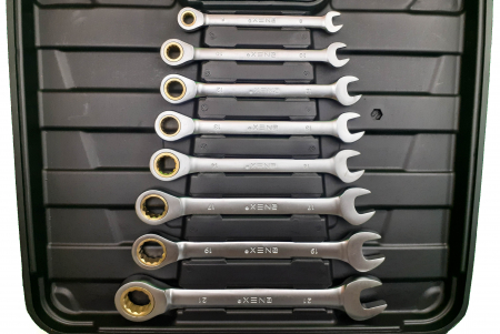Trusa set chei combinate cu clichet 8-32mm (OX-2061) [3]