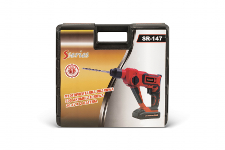 Ciocan rotopercutor cu acumulator 2 baterii 20.4V 5Ah (SR-147) [5]