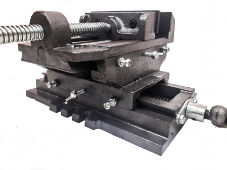 Menghina cu reglare in cruce 125mm, transversal, 2 axe de ghidare (19401) [3]