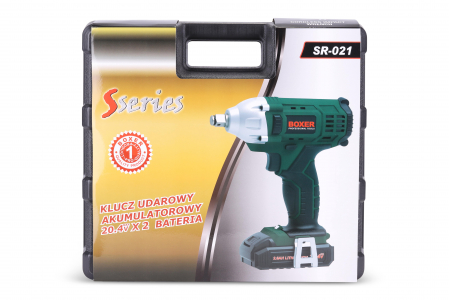 Cheie  masina insurubat desfacut cu impact acumulator 20.4V, 2 baterii 2.6ah (SR-021) [8]