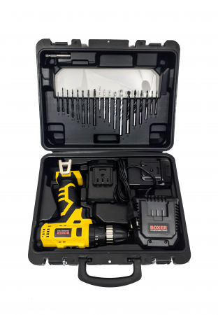 Masina, Aparat de gaurit, insurubat, Bormasina, Autofiletanta 24V 2 baterii + 72 accesorii (SR-004) [4]