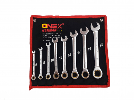 Set trusa 8 chei cu clichet 6-22mm 8bucati piese (OX-2066) [0]