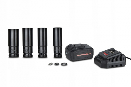 Pistol cheie masina insurubat desfacut cu impact acumulator 20.4V, 2 baterii 5ah (SR-024) [3]