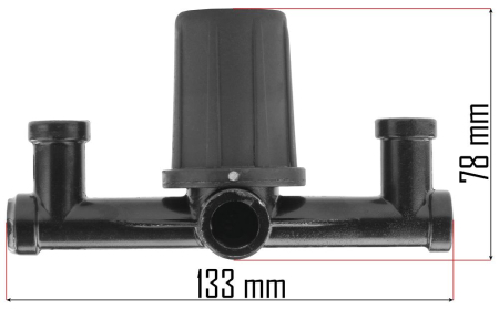 Banda reductie presiune pentru compresor 1/2" 1/4" 1/8", pentru 24L-300L, 133x78 mm (PM-KO-100T-150T-200T-230/400V-LI) [2]