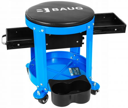 Scaune mese dulapuri atelier - Scaun service auto cu sertar scule roti 360 grade atelier mecanic (B4910)