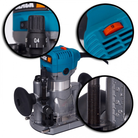 Masina frezat multifunctionala 2500W + 12 freze aparat freza electrica unimanual (35100) [1]