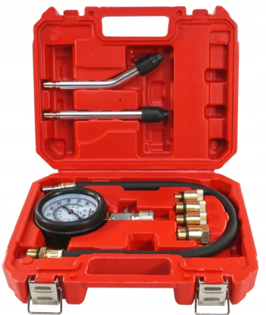 Tester compresie motor benzina cu manometru, pentru diagnostic cilindri auto (V86253) [15]
