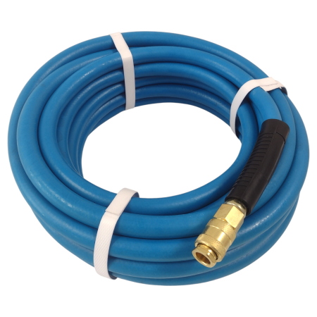 Altele - Furtun aer comprimat cauciuc 10x17mm, 20 metri, rezistent la presiune, flexibil, albastru (S10555/20)