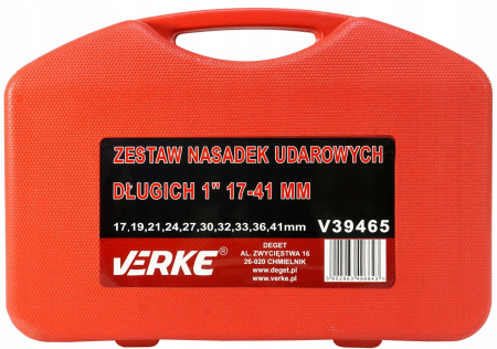 Trusa chei tubulare de forta impact 1tol 17-41mm intarite CR-Mo (V39465) [3]