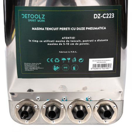Masina, aparat pneumatic tencuit pereti cu duze 18mm (DZ-C223) [5]