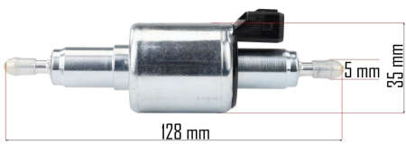Pompa combustibil pentru incalzitor stationar pe motorina, 128mm, 35mm latime (PM-AG-8M-PP) [2]