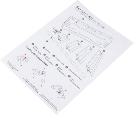 Set spatule pentru glet si tencuiala 8 piese 25 40 60 80 cm cu extensie 1.3 m (KD5317) [3]