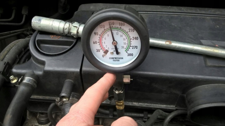 Tester compresie motor benzina cu manometru, pentru diagnostic cilindri auto (V86253) [5]