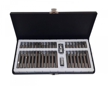 Trusa Set bit torx hex spline 41 piese scurte, lungi 1/2 3/8 (OX-611) [0]