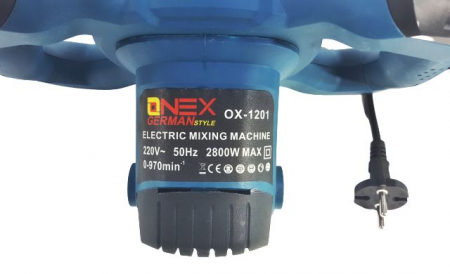 Malaxor, mixer 2800W, masina amestecat, amestecator mortar, vopsea (OX-1201) [4]