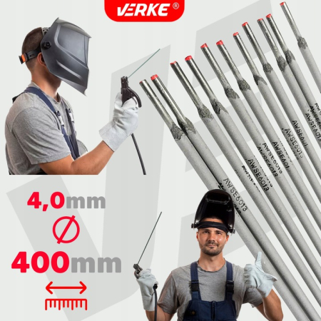 Electrozi sudura MMA 4x400 mm, 5 kg, pentru aparat de sudura electric (V75107) [6]