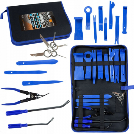 Trusa demontat radio tapiterii cleme auto 20piese (16502) [1]