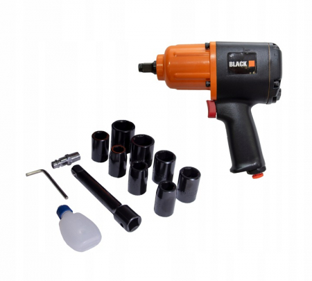 Pistol cheie pneumatica impact 1600Nm + tubulare 12-24mm insurubat desfacut (12204) [1]