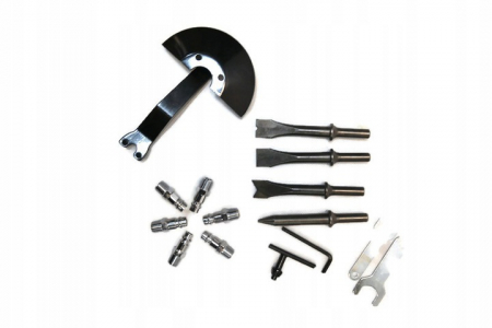 Trusa set scule pneumatice 24 piese aer comprimat, pistol clichet impact polizor drept unghiular ciocan burghiu (12202) [4]