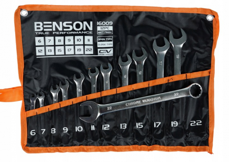 Set 12 chei fixe combinate 6-22mm 12bucati piese Chrome-Vanadium Cr-V (16009) [1]