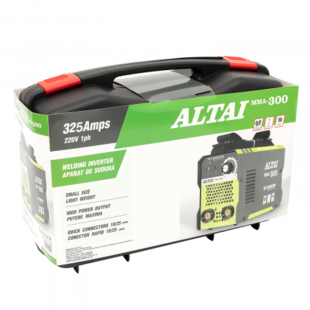 Aparat, invertor sudura, sudat 300Amperi Altai + valiza, accesorii (CMP0584-4011) [2]