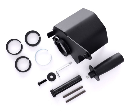 Accesoriu slefuire si satinare M14 cu adaptor si flanse pentru polizor unghiular (TA4123) [3]