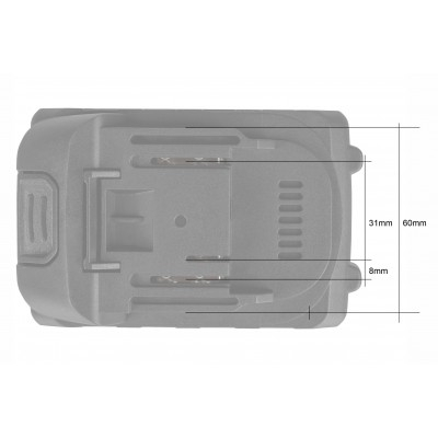 Acumulator Li-Ion 21V pentru motocoasa ALCGT1-21VBL (ALCGT121V1) [2]