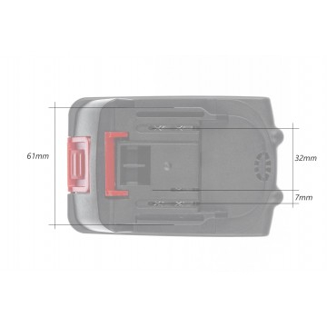 Acumulator Li-Ion 36V 4Ah pentru polizor unghiular compatibil Makita (ALAGC125-3) [1]
