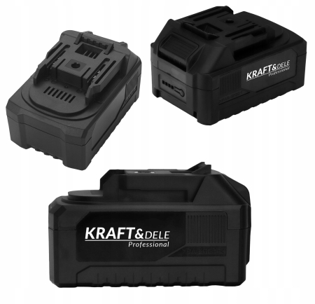 Altele - Acumulator litiu-ion 20V 6Ah cu indicator de incarcare  (KD5413)