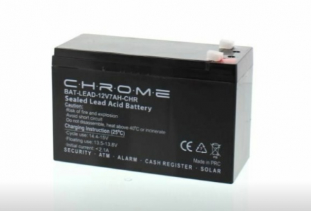 Acumulator plumb acid 12V 7Ah Chrome (BAT-LEAD-12V7AH-CHR) [12]