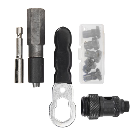 Trusa adaptor aparat gaurit filetanta pentru nituit M3-M12 2.4-6.4mm (KD5470) [3]