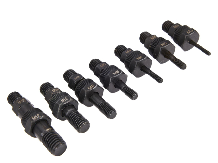 Trusa adaptor aparat gaurit filetanta pentru nituit M3-M12 2.4-6.4mm (KD5470) [4]