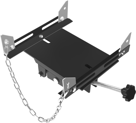 Adaptor cric cutie viteze 600 kg, placa reglabila 330x200 mm, lant siguranta 630 mm (KD12544) [2]