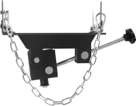 Adaptor cric cutie viteze 600 kg, placa reglabila 330x200 mm, lant siguranta 630 mm (KD12544) [4]